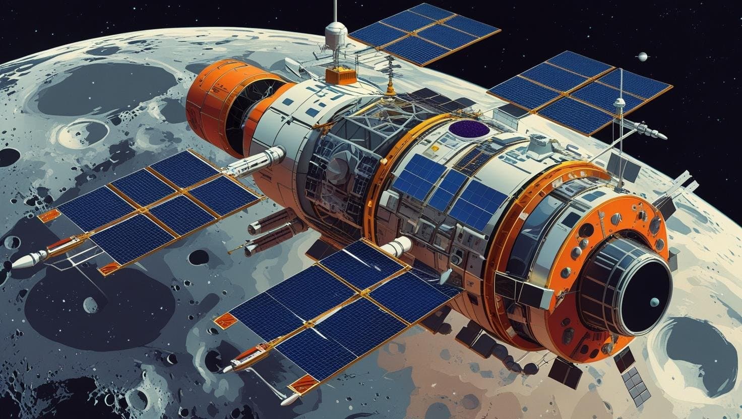 Redwire Tests Powerful Solar Arrays for NASA’s First Lunar-Orbiting Space Station