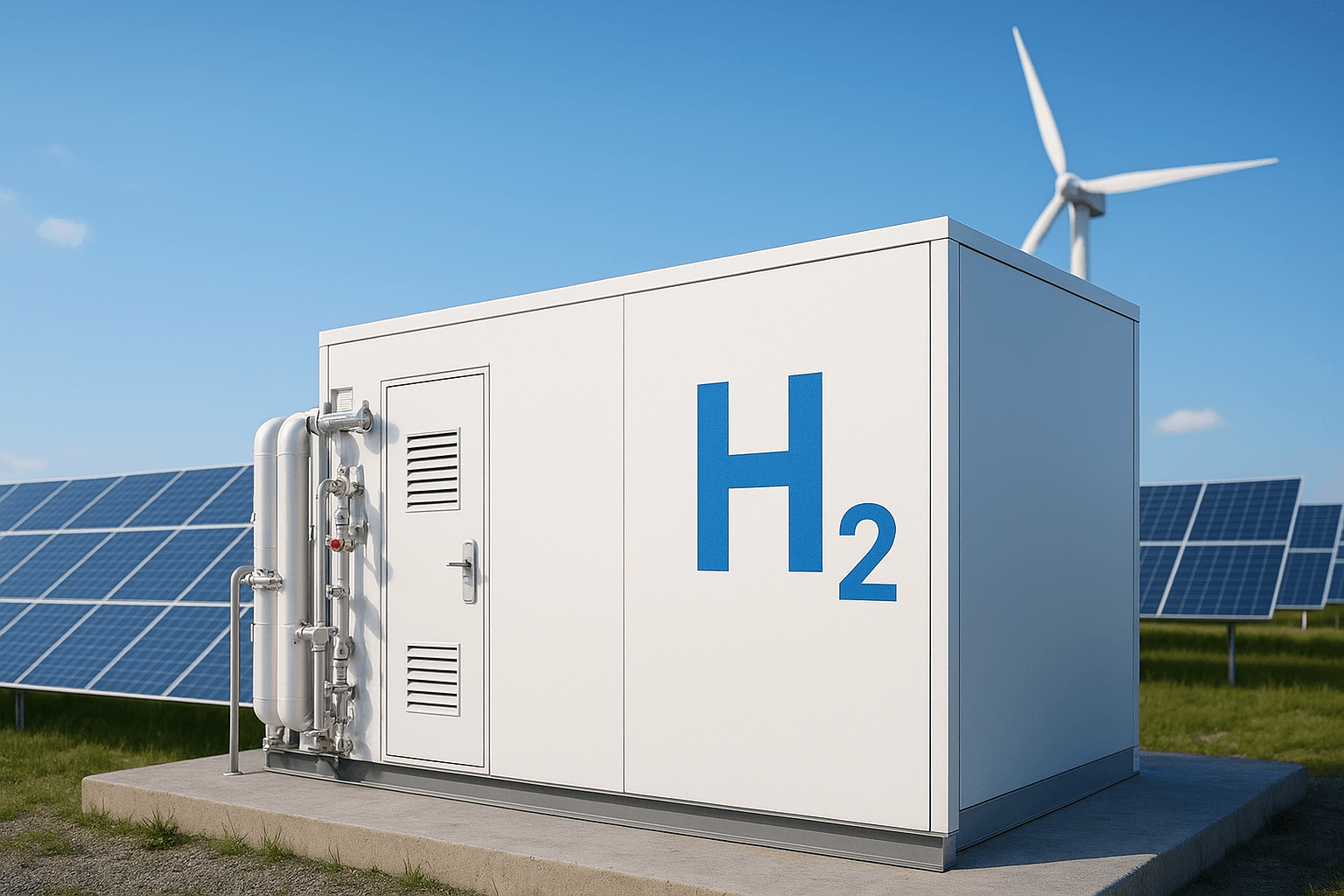 Harnessing renewable energy to create clean hydrogen feedstock for ammonia